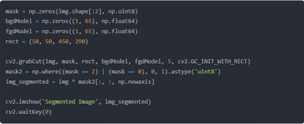 Segmentation d'une image avec Python et OpenCV