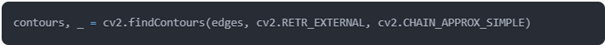 Trouver les contours d'image avec OpenCV