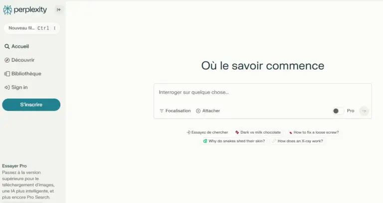 Perplexity - une intelligence artificielle générative